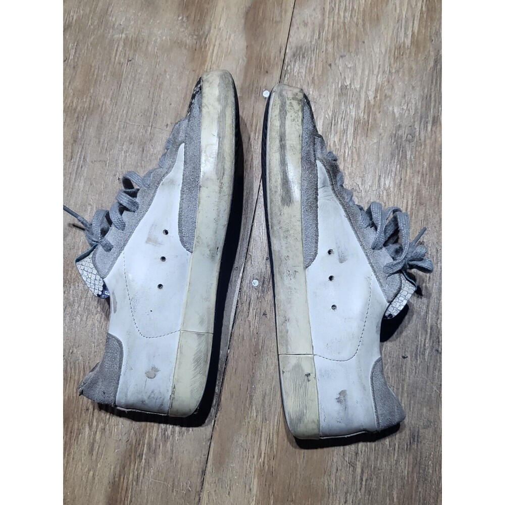 Golden Goose Ggdb Superstar Lace Up Python Toe Sn… - image 5